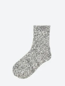 A Hope Hemp - SHSK007 Speckled Crew Sock in Grey
