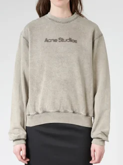 Acne Studios - Blurred Logo Sweater in Faded Grey