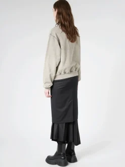 Acne Studios - Blurred Logo Sweater in Faded Grey