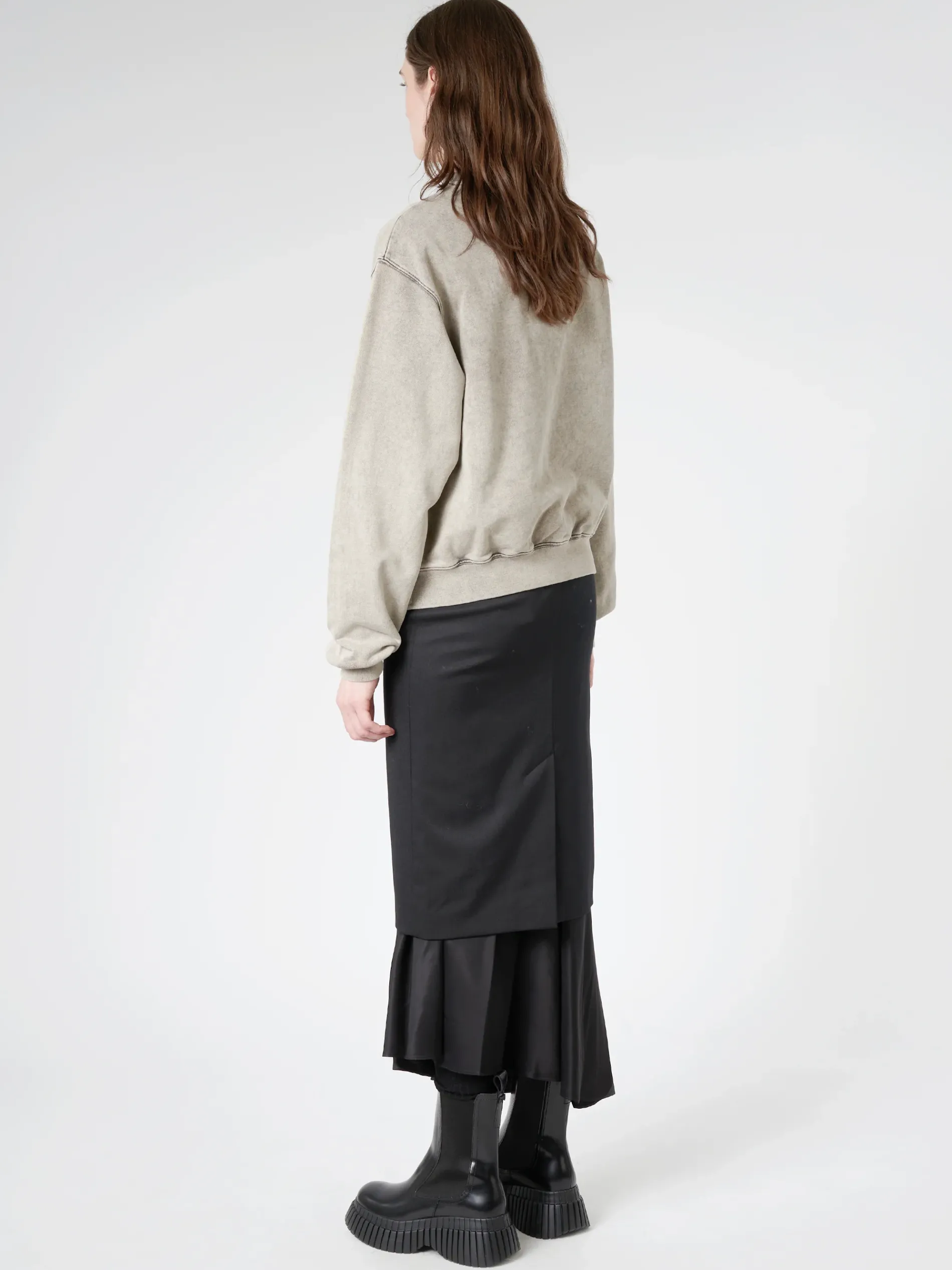 Acne Studios - Blurred Logo Sweater in Faded Grey