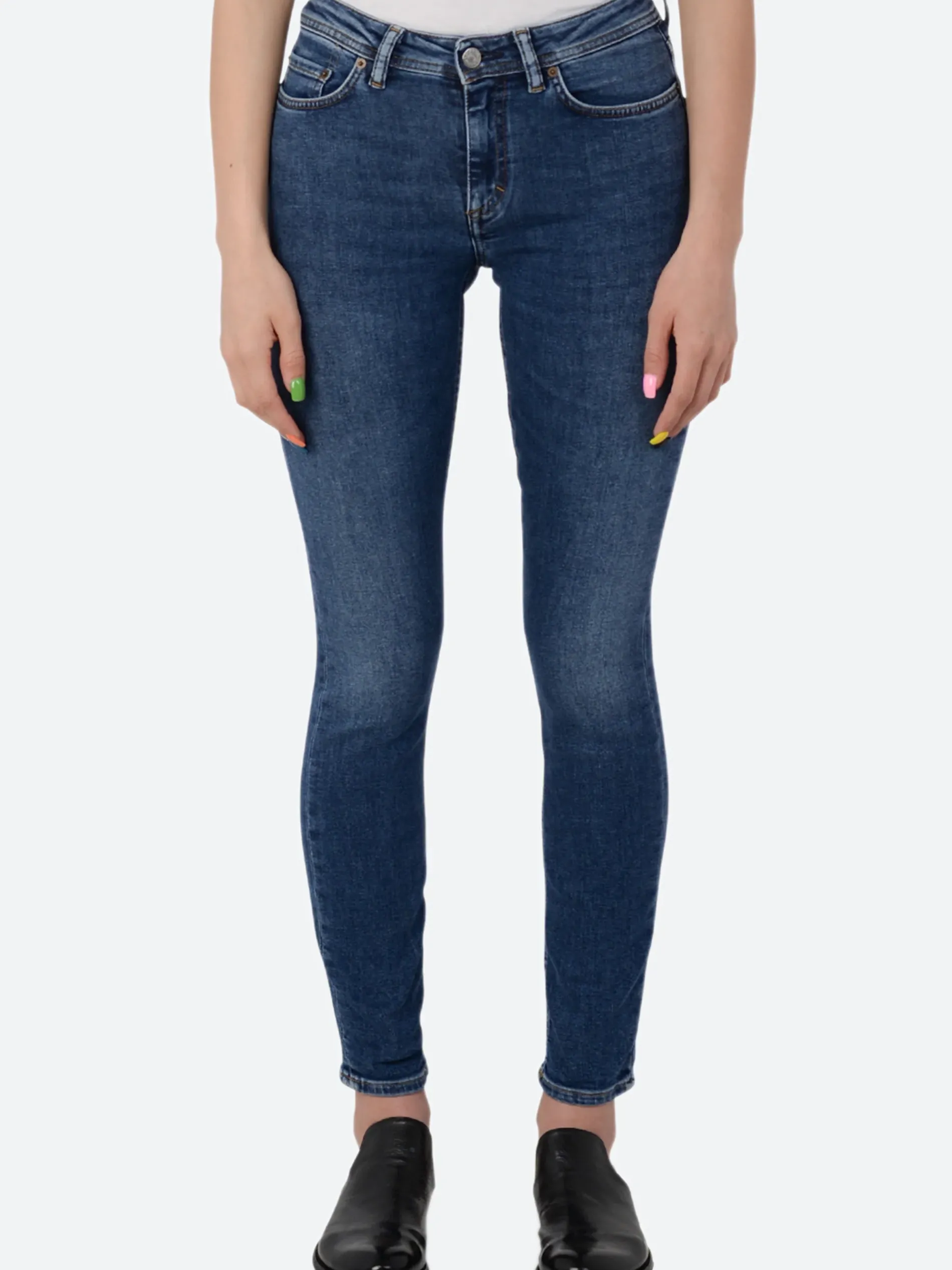 Acne Studios - Climb Skinny Fit Jeans in Mid Blue