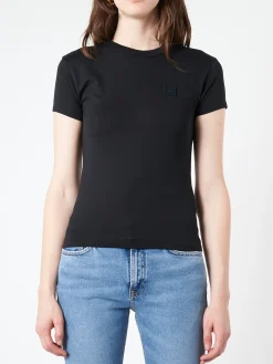 Acne Studios - Crew Neck T-Shirt in Black
