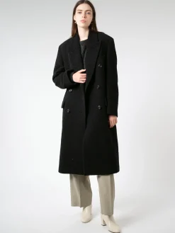 Acne Studios - Double-Breasted Wool Coat in Black