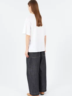 Acne Studios - Edra U Sticker T-Shirt in Optic White