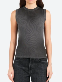 Acne Studios - Etch Cupro Tank in Black