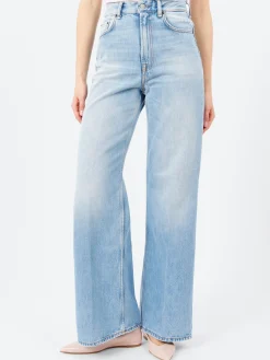 Acne Studios - 2022F Relaxed Fit Jeans in Light Blue