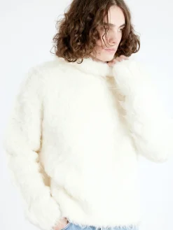 Acne Studios - Hairy Hoodie in White