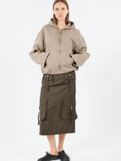 Acne Studios - Ilanta Tech Cargo Skirt in Dark Grey