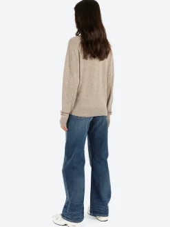 Acne Studios - Kalas Yak Core Sweater in Greige Melange