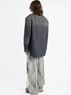 Acne Studios - Karto U Darkside Denim Shirt in Dark Blue