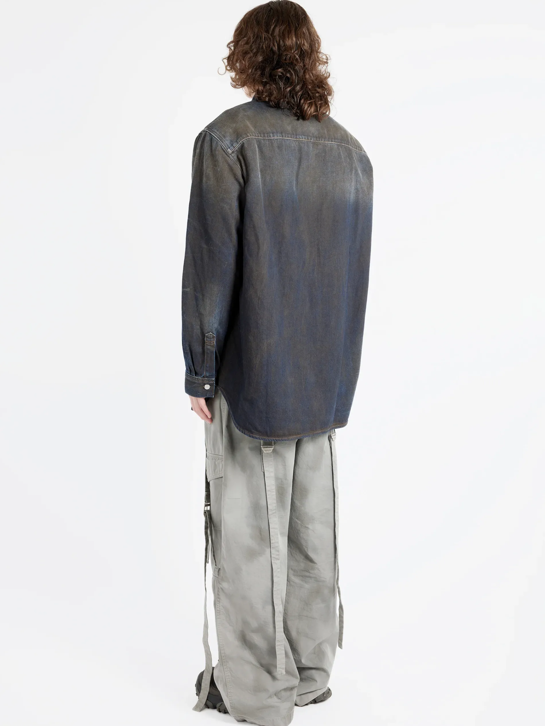 Acne Studios - Karto U Darkside Denim Shirt in Dark Blue