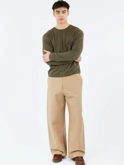 Acne Studios - Kluna Cashmere Crewneck in Khaki Green
