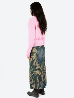 Acne Studios - Kolos Cotton Crewneck Sweater in Pink