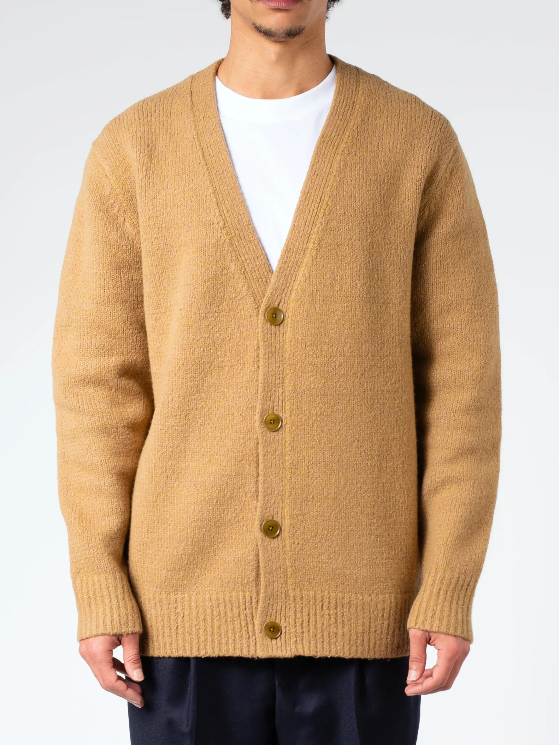 Acne Studios - Korval New Cardigan in Camel Brown