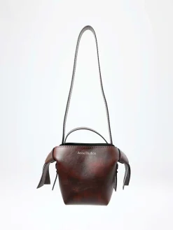Acne Studios - Musubi Mini Shoulder Bag in Dark Brown
