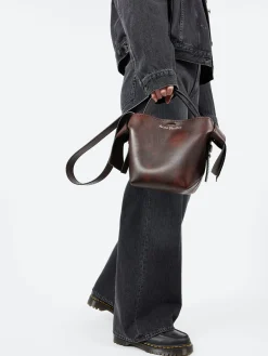 Acne Studios - Musubi Mini Shoulder Bag in Dark Brown
