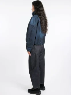 Acne Studios - Odill P Wave Dyed Nylon Jacket in Stone Black