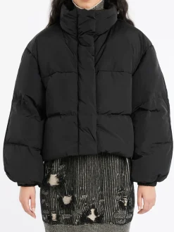 Acne Studios - Odisella P Spray Puffer Jacket in Anthracite and Black
