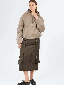 Acne Studios - Olido Heavy Twill Hoodie in Charcoal Grey