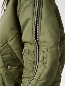 Acne Studios - Onad Nylon Bomber in Hunter Green