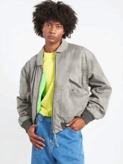 Acne Studios - Orlinga Cotton Twill Bomber in Mid Grey