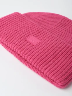 Acne Studios - Pana Face Beanie in Bright Pink