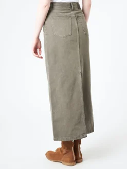 Acne Studios - Philon Saxon Denim Skirt in Anthracite Grey