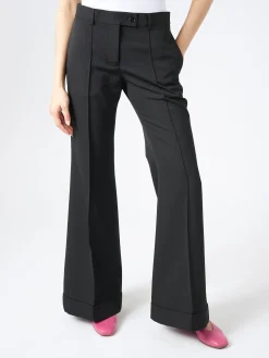Acne Studios - Pinna Tailored Flared Trousers in Black