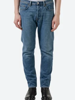 Acne Studios - River Slim Tapered Jeans in Mid Blue