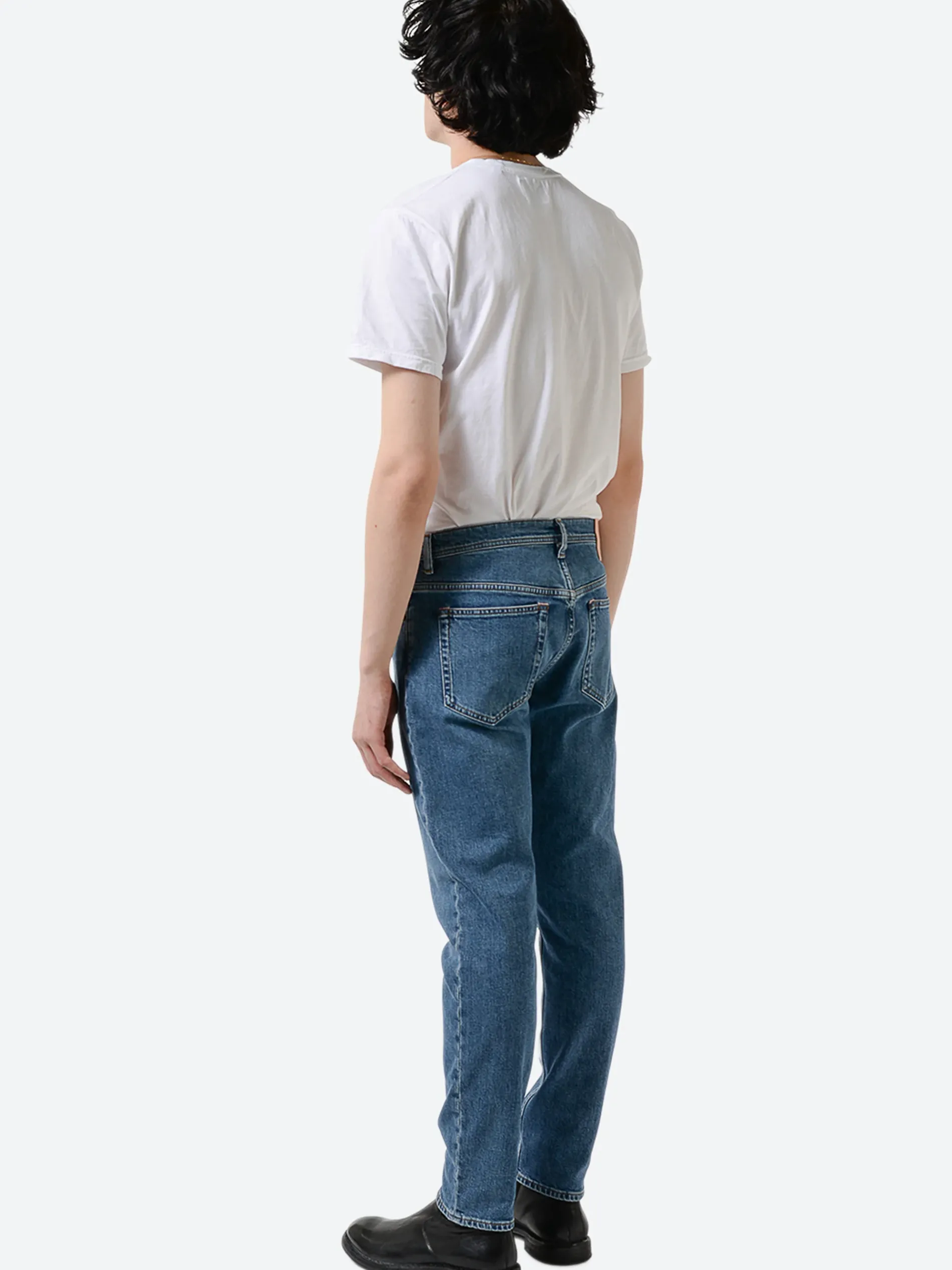 Acne Studios - River Slim Tapered Jeans in Mid Blue