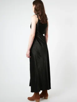 Acne Studios - Satin Strap Dress in Black