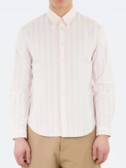 Acne Studios - Sunnie Vintage Oxford Stripe in Off White and Pink
