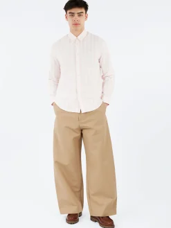 Acne Studios - Sunnie Vintage Oxford Stripe in Off White and Pink