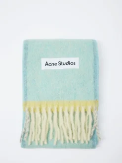 Acne Studios - Vally Wool Mohair Scarf in Light Blue