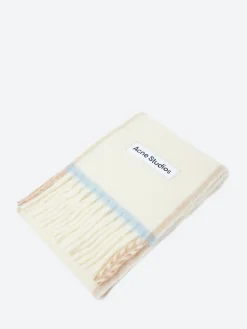 Acne Studios - Vally Wool Mohair Scarf in White