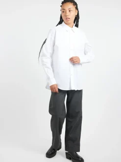 ADNYM ATELIER - Rhim Slit Shirt in White