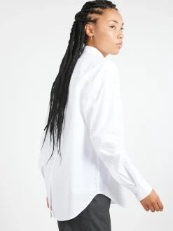 ADNYM ATELIER - Rhim Slit Shirt in White