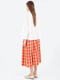 Aequamente - 25140 Seersucker Shirt in White