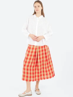 Aequamente - Big Gingham Skirt in Var 1