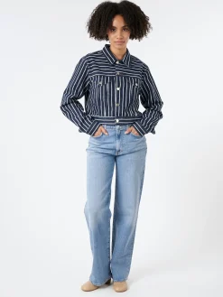 AGOLDE - Harper in Flash (Medium Saturated Indigo)