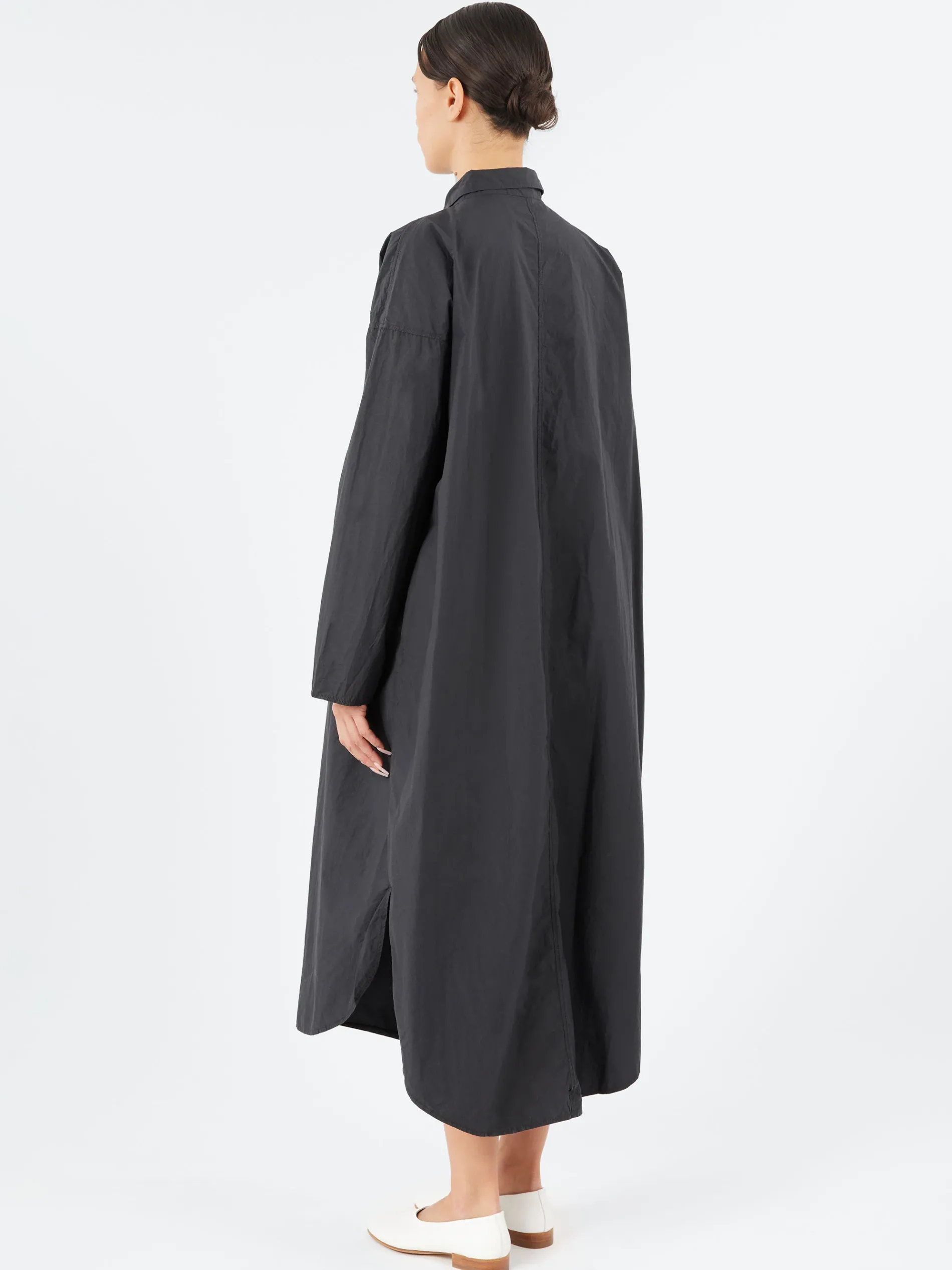 Album di Famiglia - Long Shirt Dress TC in Black