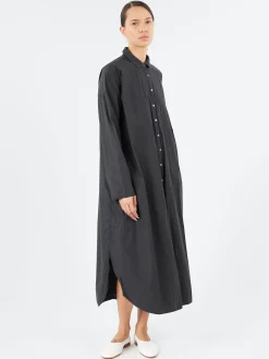 Album di Famiglia - Long Shirt Dress TC in Black