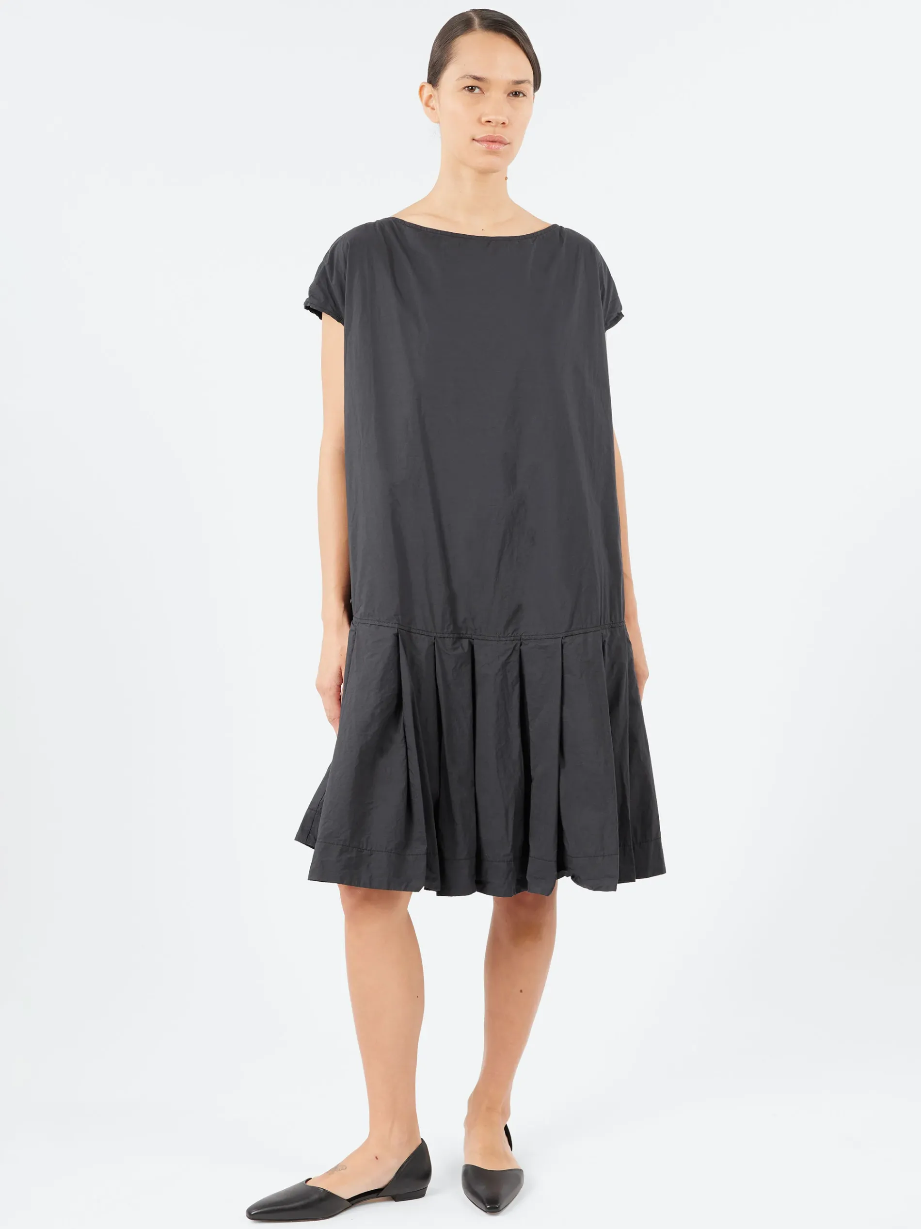 Album Di Famiglia - Low Waisted Dress TC in Black