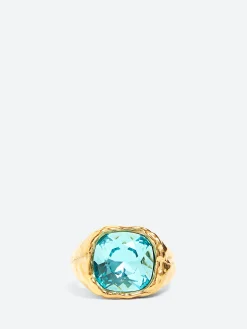 Alhaja- Amalfi Ring in Blue and Gold