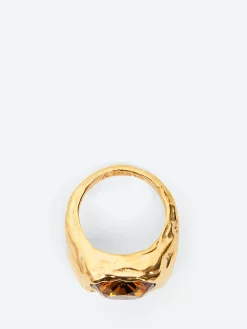 Alhaja- Amalfi Ring in Caramel and Gold