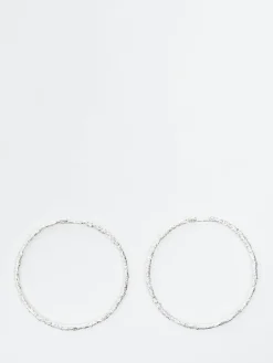 Alhaja- Flamenco XL Hoop in Silver