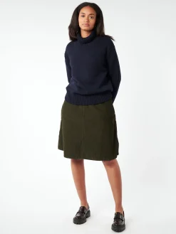 &Daughter - Fintra Lambswool Tunic in Navy