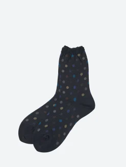 Antipast - Candy Dots Crew Sock in Black