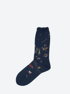 Antipast - Lagom Crew Sock in Navy
