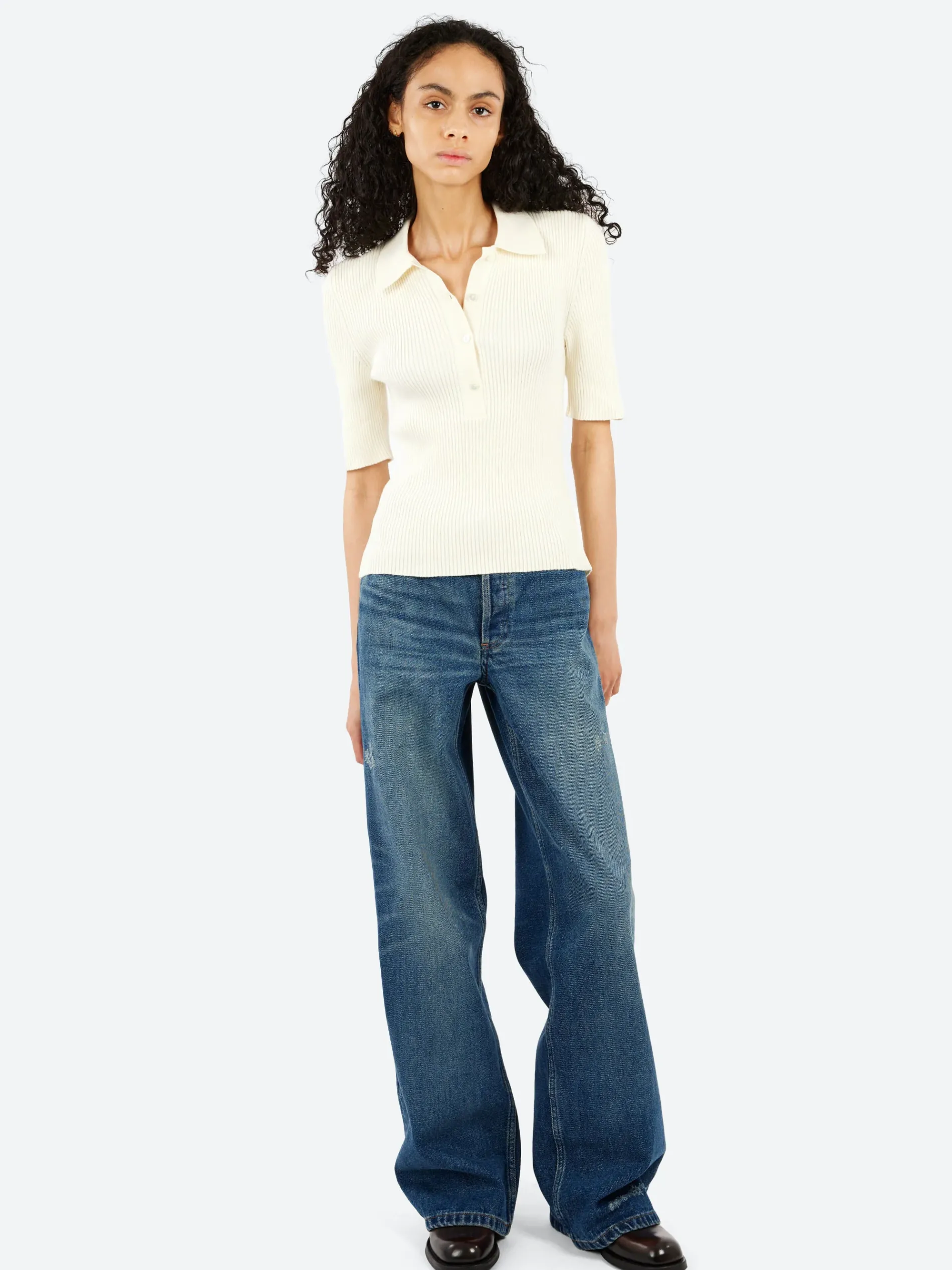 A.P.C. - Danae Polo in Off White